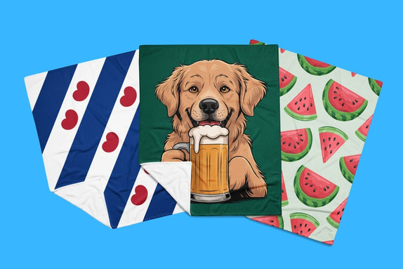 fleece dekens met design