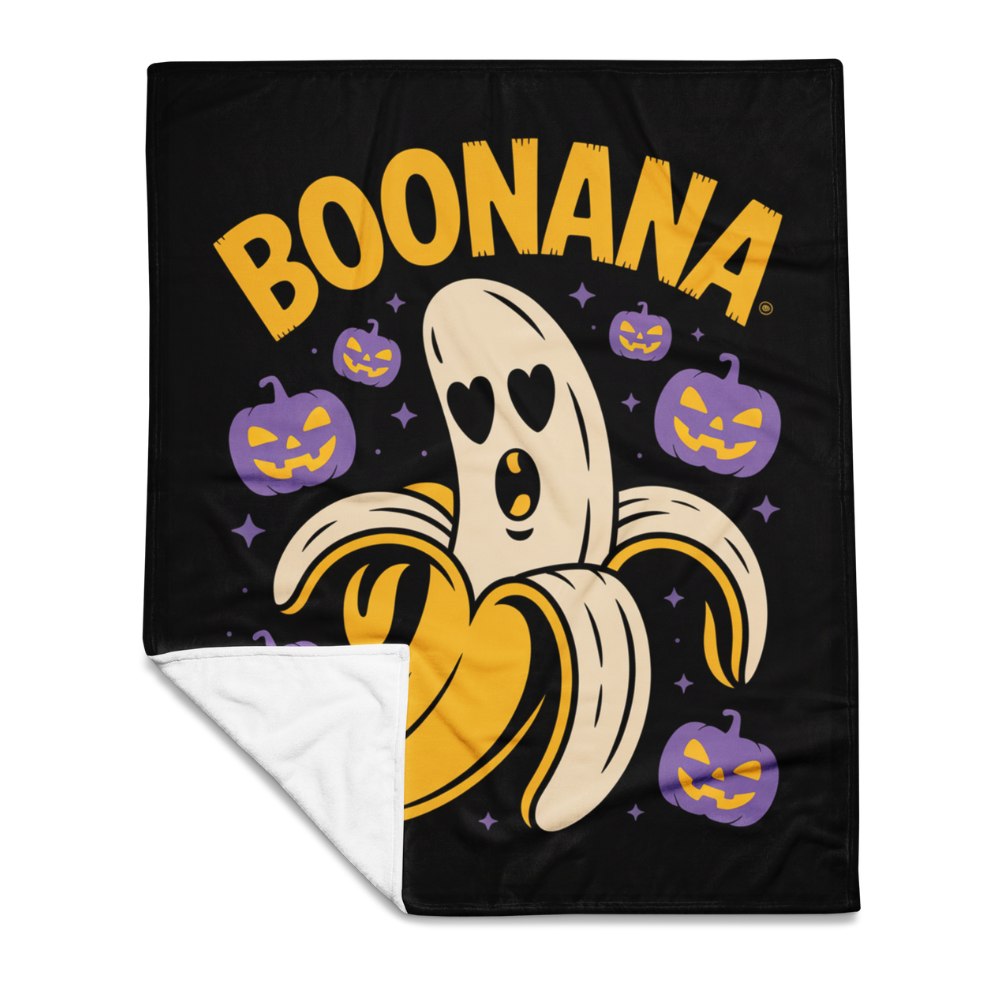 Boonana Halloween fleece deken