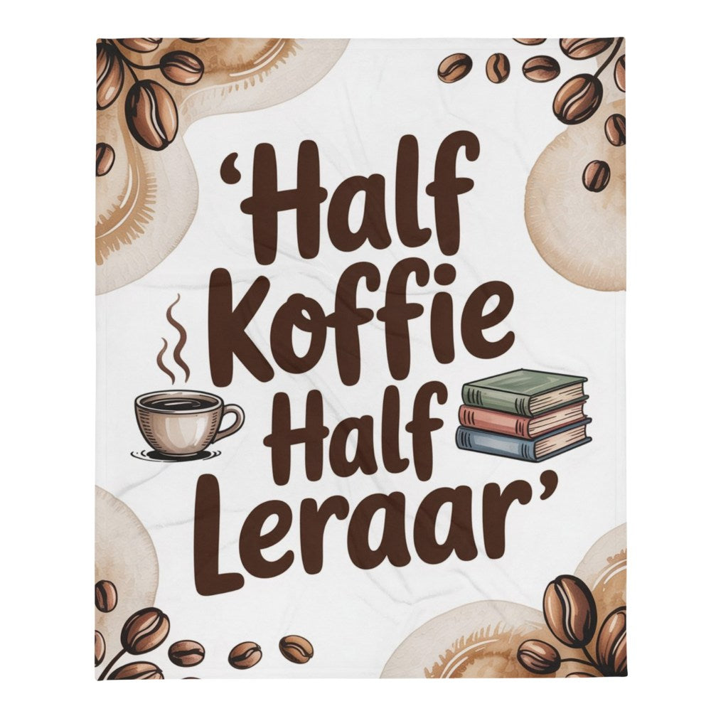 half koffie half leraar dekentje