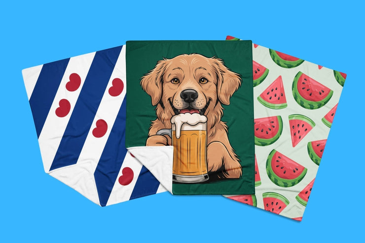 fleece dekens met design
