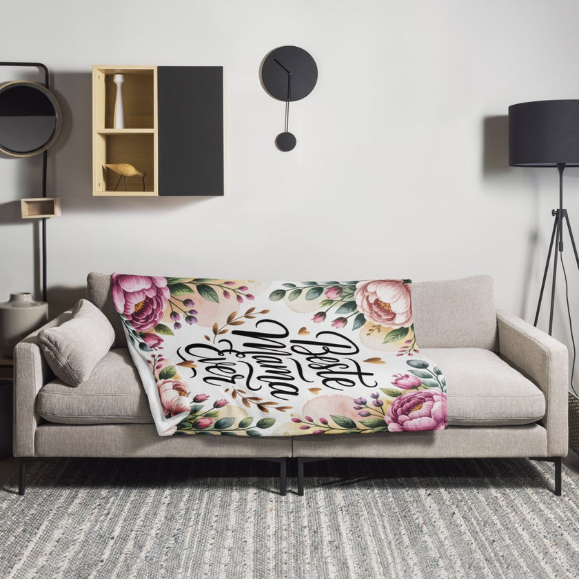 beste mama ever fleece deken