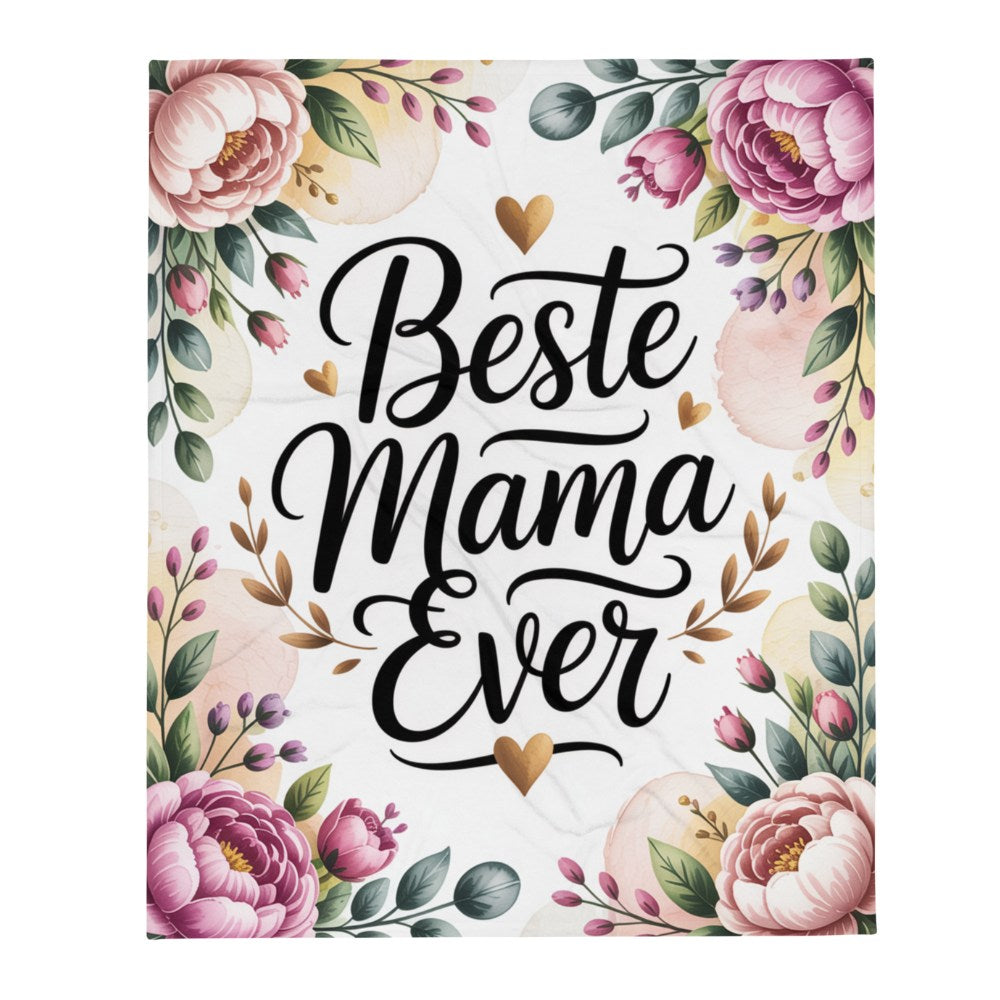 beste mama ever fleece deken