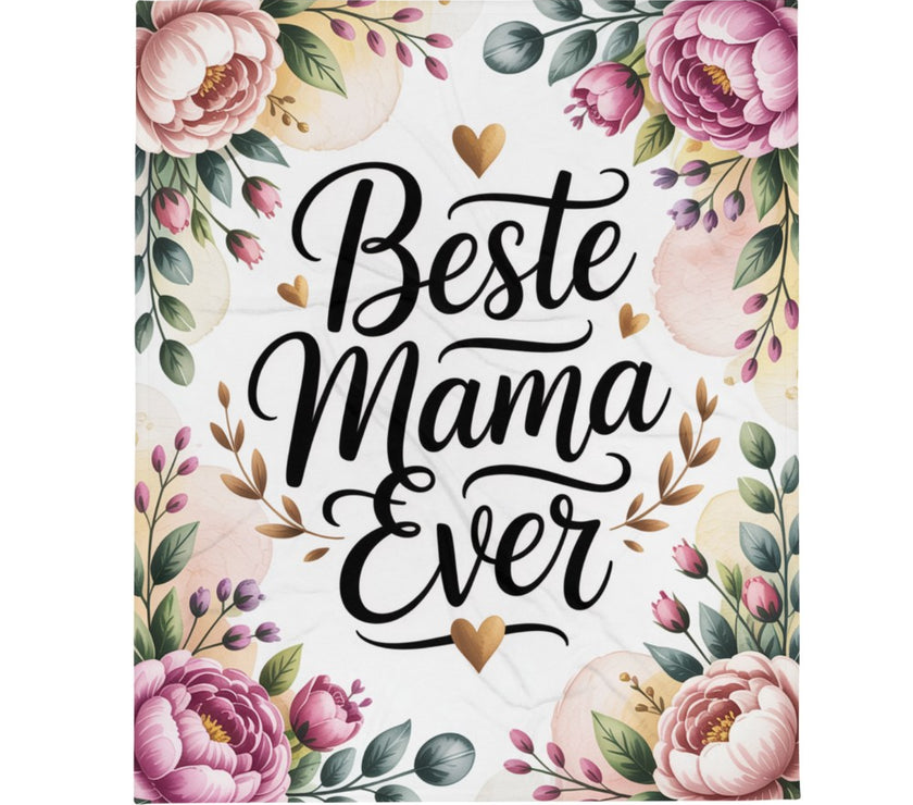 beste mama ever fleece deken