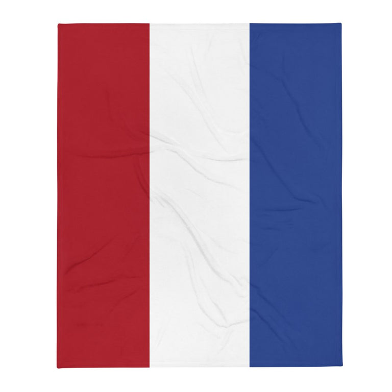 Nederlandse vlag fleece deken