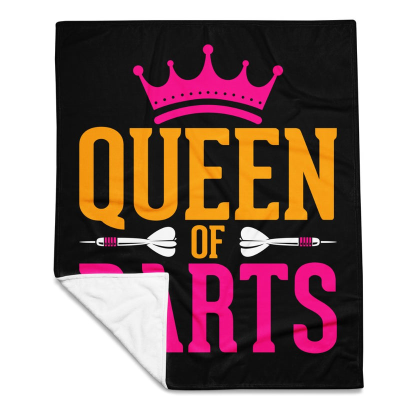 fleece deken Queen of darts