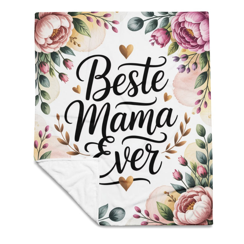 beste mama ever fleece deken