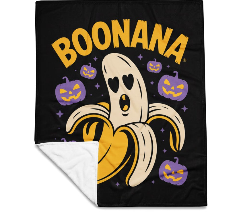 Boonana Halloween fleece deken