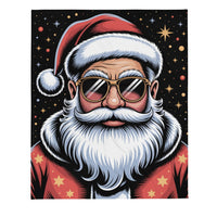 kerstman fleece deken