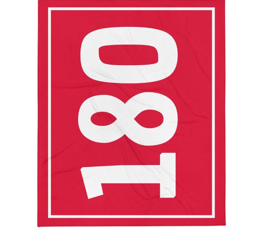 darts 180 fleece deken