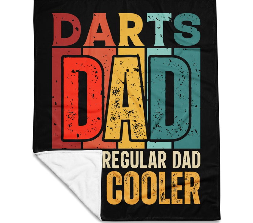 fleece deken darts dad