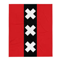 Amsterdamse vlag Fleece deken