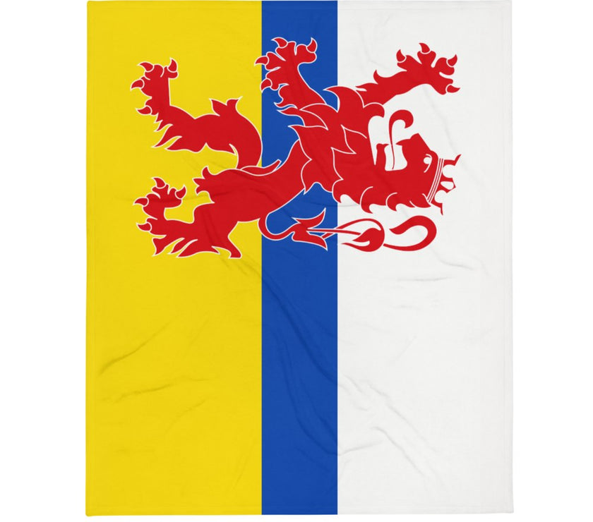 Limburgse vlag Fleece deken