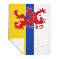 Fleece deken Limburgse vlag