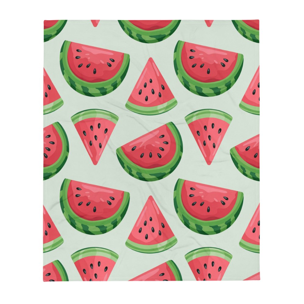 Watermeloen Fleece deken
