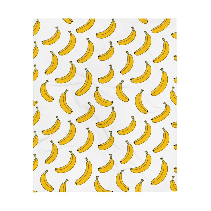 Bananen fleece deken