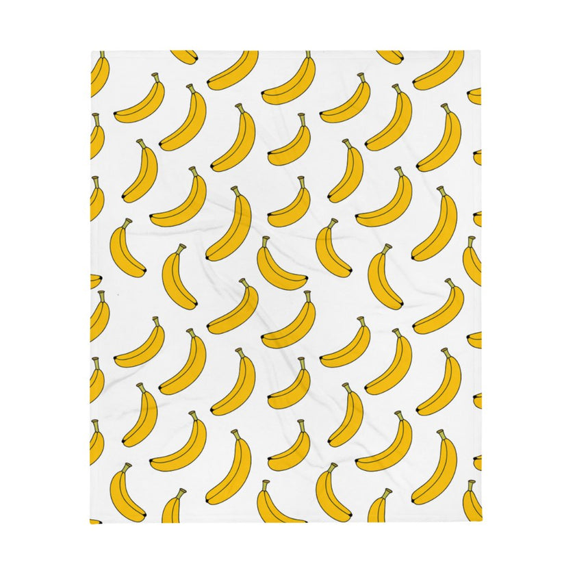 Bananen fleece deken