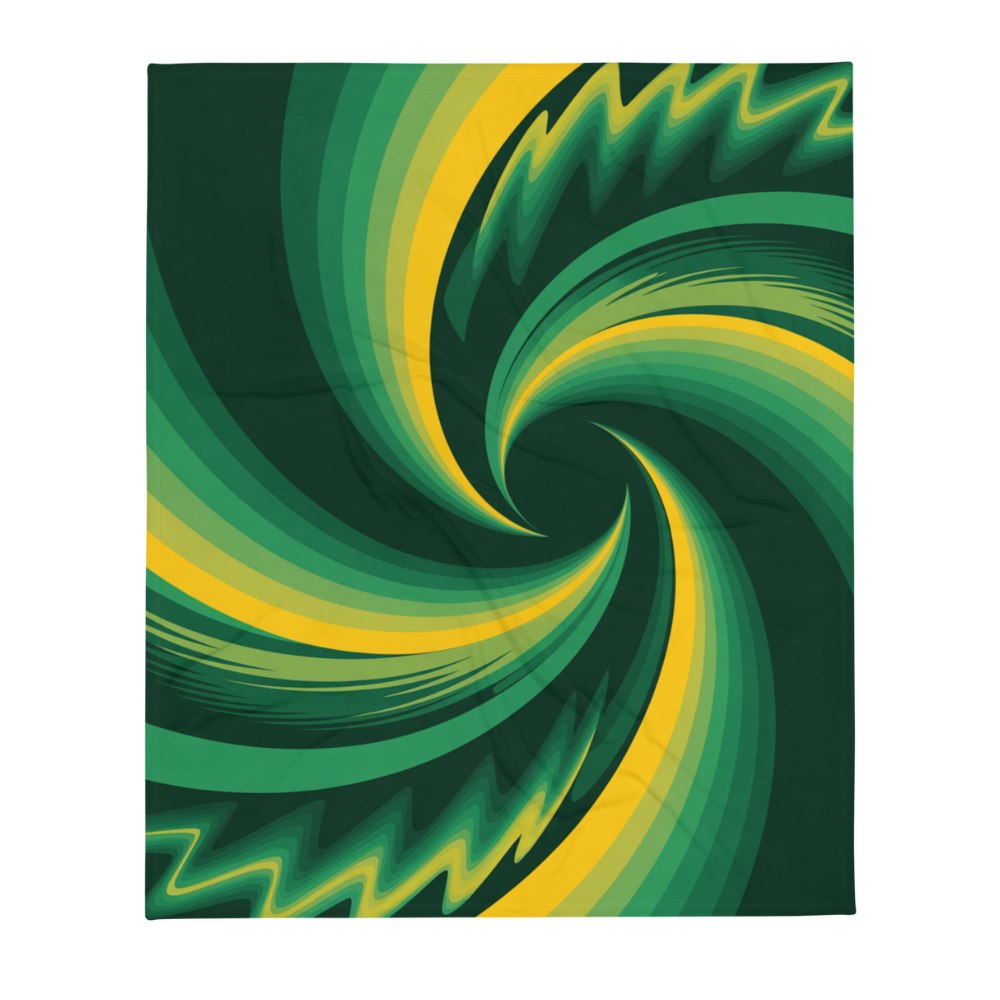 geel groene deken
