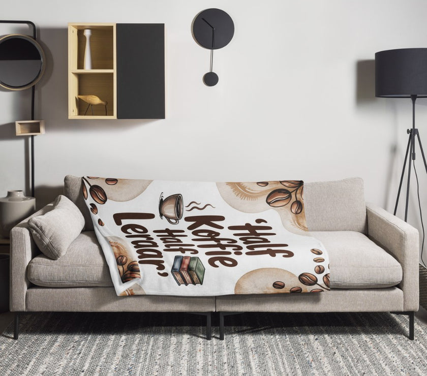 half koffie half leraar dekentje