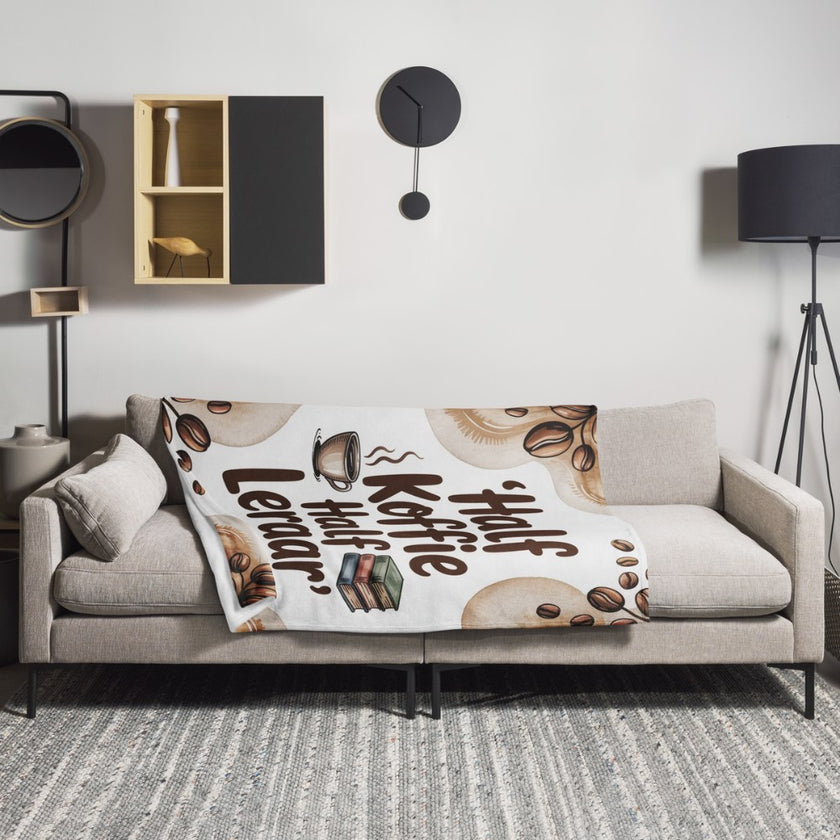 half koffie half leraar dekentje